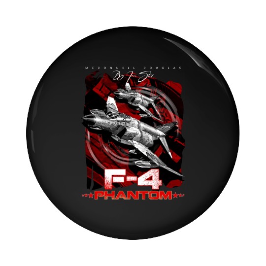 F-4 Phantom Us Air Force Fighter jet Pin Buttons