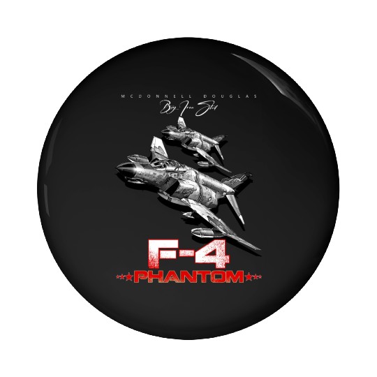 F-4 Phantom Us Air Force Fighter jet Pin Buttons