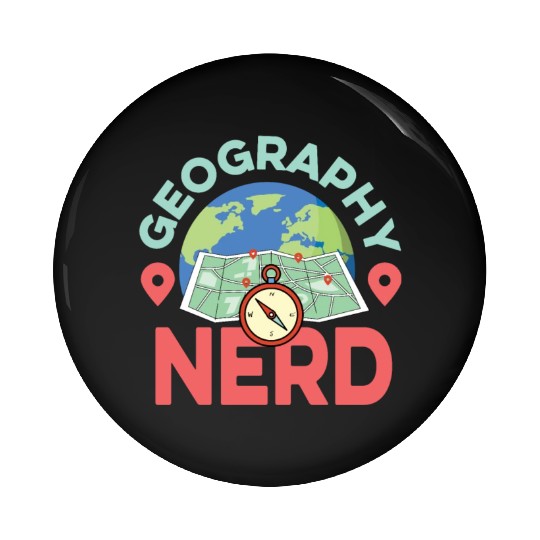 Geography Nerd History Professor Gift Pin Buttons