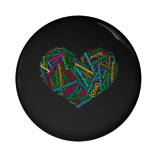 Love Letter Pin Buttons