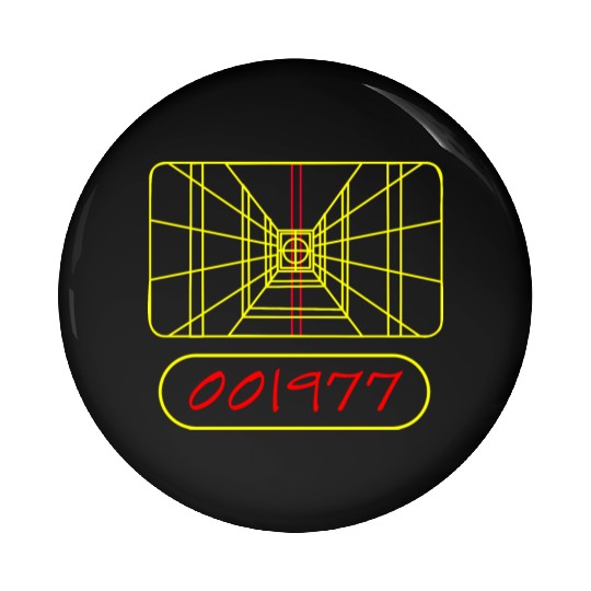Stay On Target - 1977 Classic Pin Buttons