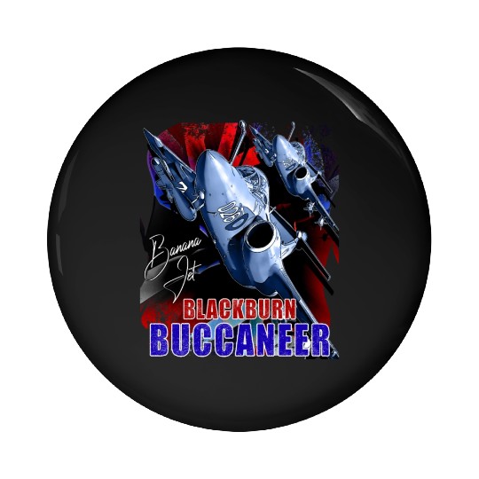 Blackburn Buccaneer Fighter Jet Pin Buttons