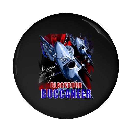 Blackburn Buccaneer Fighter Jet Pin Buttons