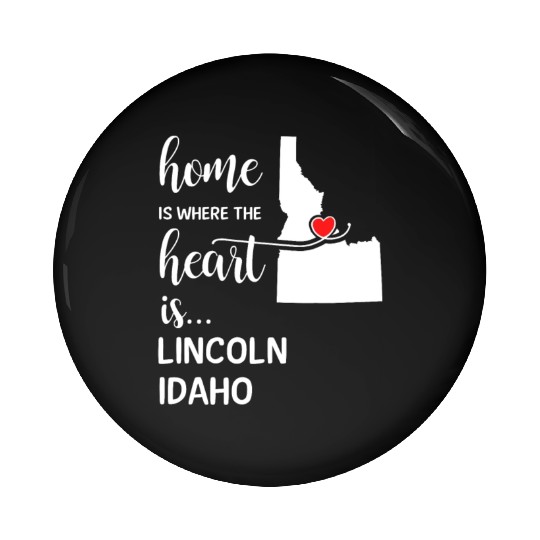 Lincoln County Idaho Is Where My Heart Is Cool Pin Buttons