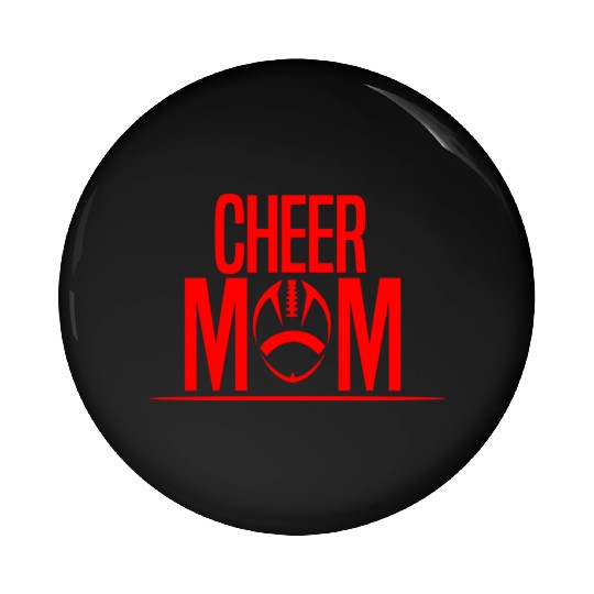 Cheer Mom Ball Football Mom Passion Is Gift Cool Pin Buttons