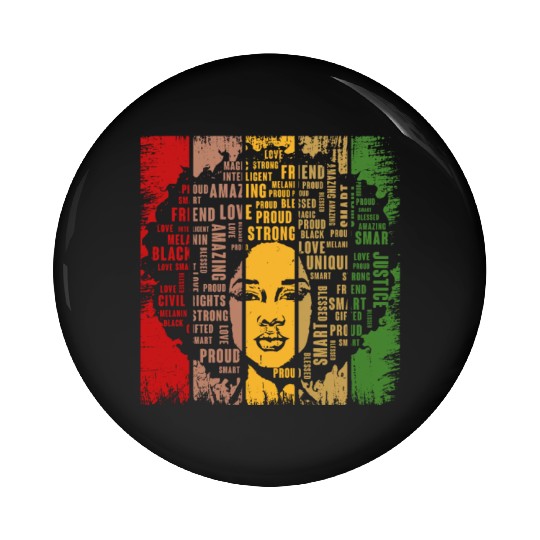 Black History Month Gift African American Pin Buttons