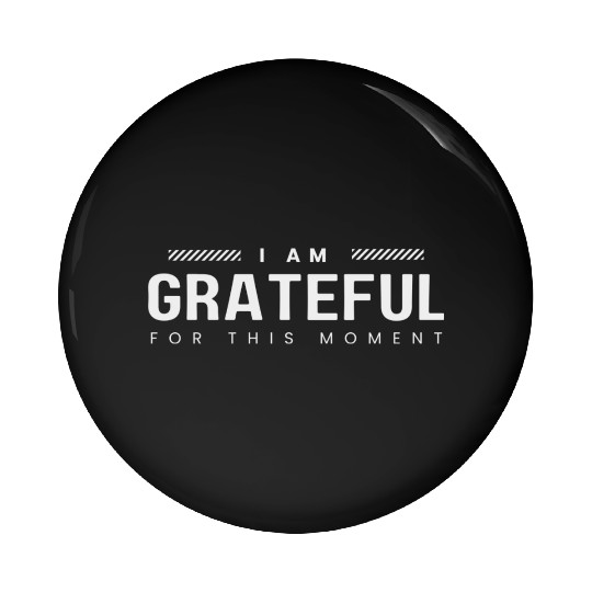i am grateful for this moment Pin Buttons
