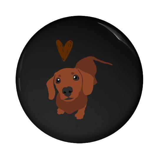 Dachshund Pin Buttons, Funny Gift for Dachshund Lover