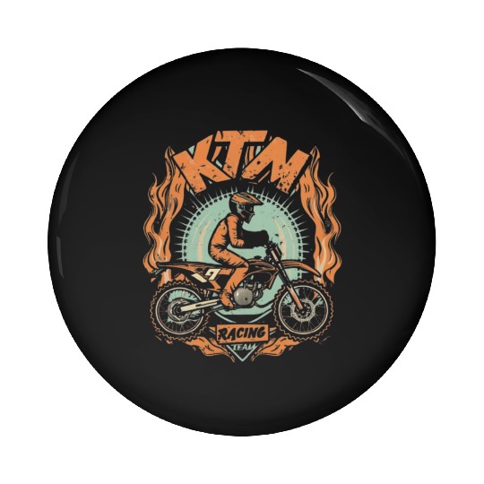 ktm racing design Pin Buttons