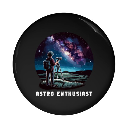 Astrophotography Astronomy Space Camera Star Watch Pin Buttons