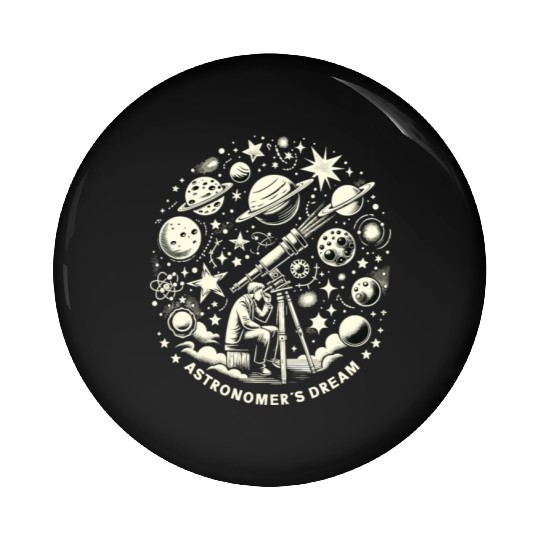 Astrophotography Astronomy Space Camera Star Watch Pin Buttons