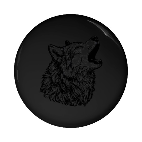 Howling Wolf #2 Pin Buttons