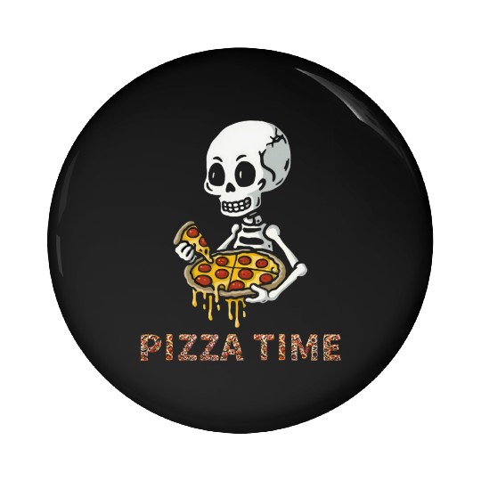 Cheesy Laughs: Pizza Apparel Pin Buttons