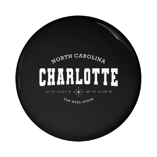 Charlotte (NC) USA Pin Buttons