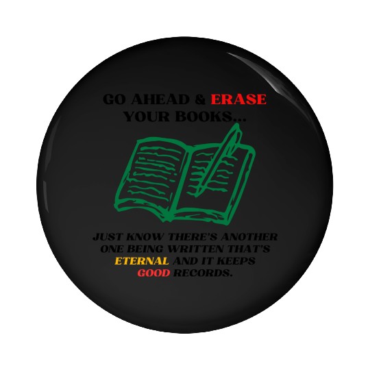 Eternal History Book Pin Buttons