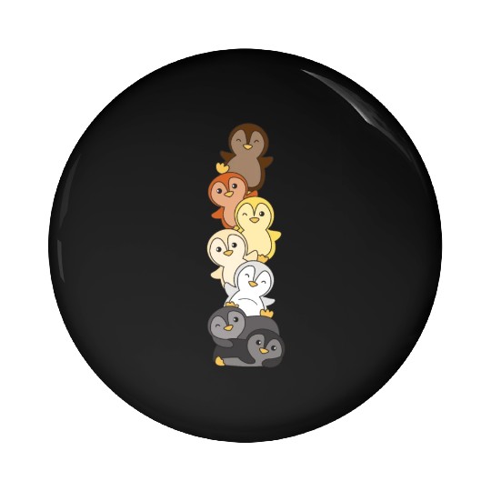 Bear Brotherhood Flag Pride Lgbtq Cute Penguin Pin Buttons