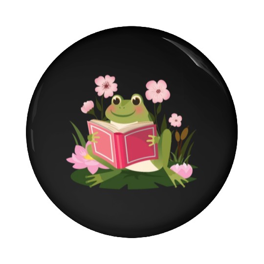 Frog Cottagecore Naturecore Children Pin Buttons