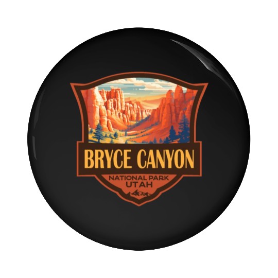 Bryce Canyon National Park Travel Retro Badge Pin Buttons