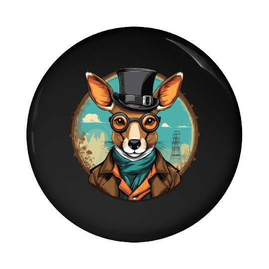 Kangaroo Pin Buttons