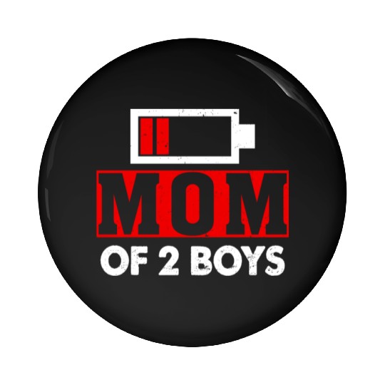 Mom of 2 Boys Mom and Son Matching Mom Gifts Pin Buttons