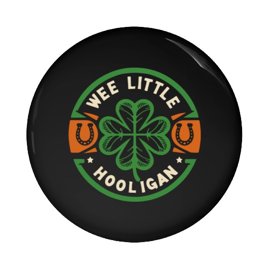 Lucky Hooligan Clover Pin Buttons