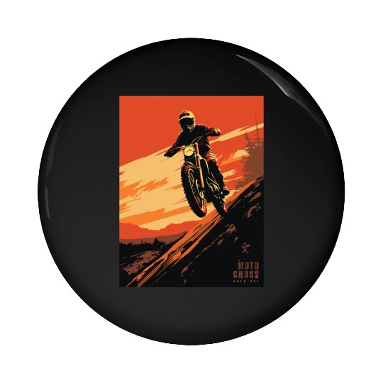 Sunset Motocross - Race Day Pin Buttons