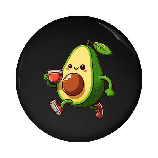 Tea Time Avocado Pin Buttons