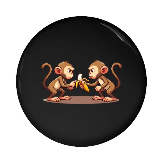 Monkey Business: Bananarchy Pin Buttons