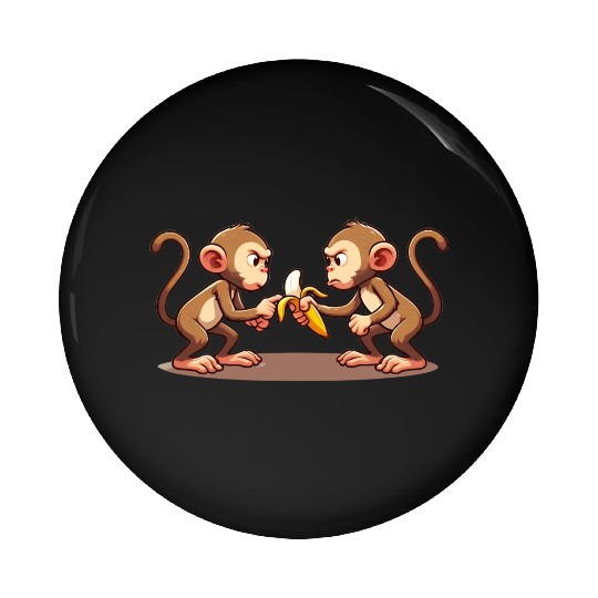 Monkey Business: Bananarchy Pin Buttons