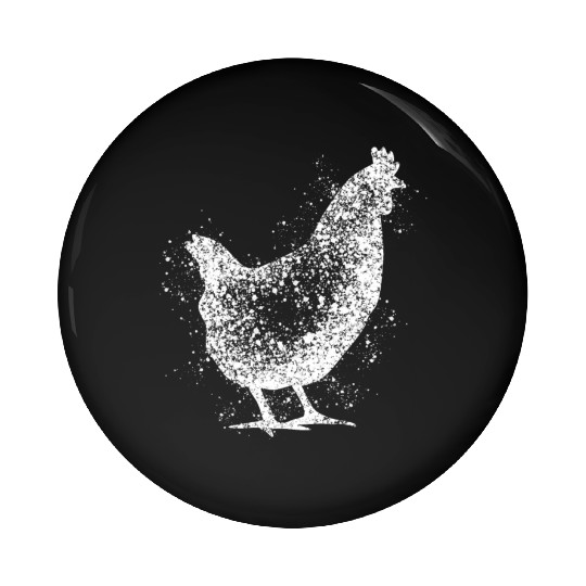 Chicken Farm Poultry Farmer Chickens Pin Buttons