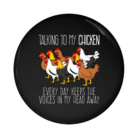 Chickens Poultry Chicken Farmer Pin Buttons