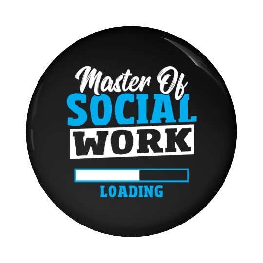 Caseworker Political Science Social Worker Pin Buttons