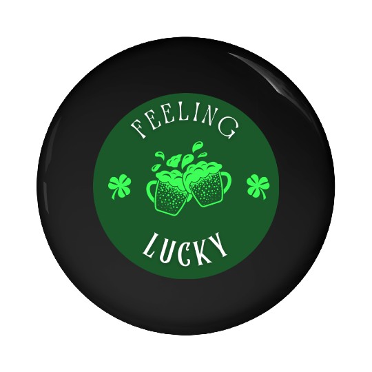 Feeling Lucky Pin Buttons