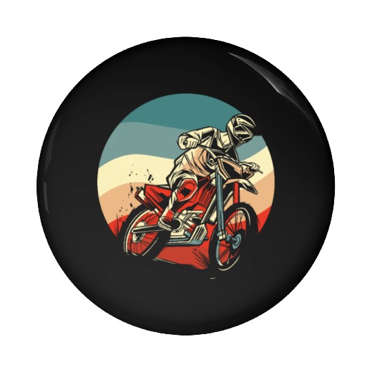 Dirt Bike Mx Motocross Supermoto Pin Buttons
