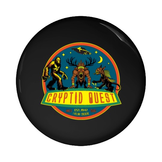 Cryptid Quest Pin Buttons