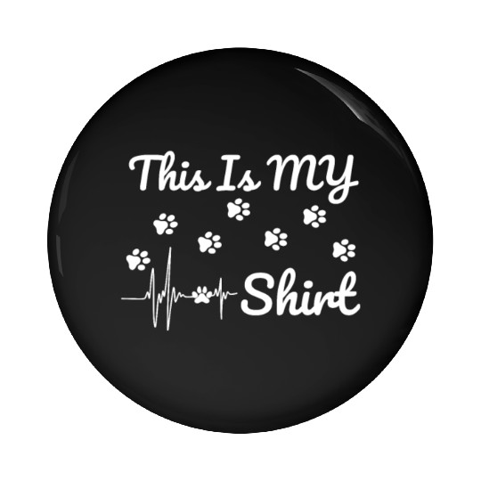 this is my dog walking Pin Buttons gift for pet walkers