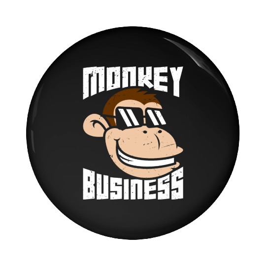 Monkey Business Pin Buttons