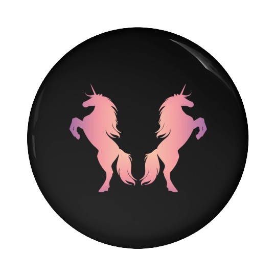 Unicorns baby pink Pin Buttons