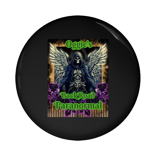 Oggie's Grim Reaper Pin Buttons