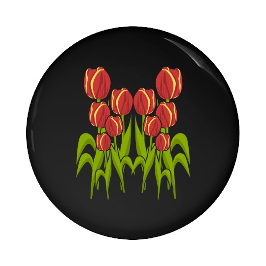Tulip Flower Flowers Garden Tulips Pin Buttons