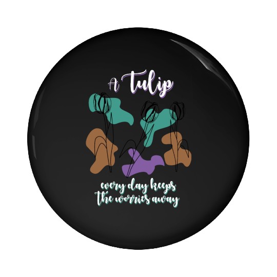 Tulips Tulip Flowers Pin Buttons