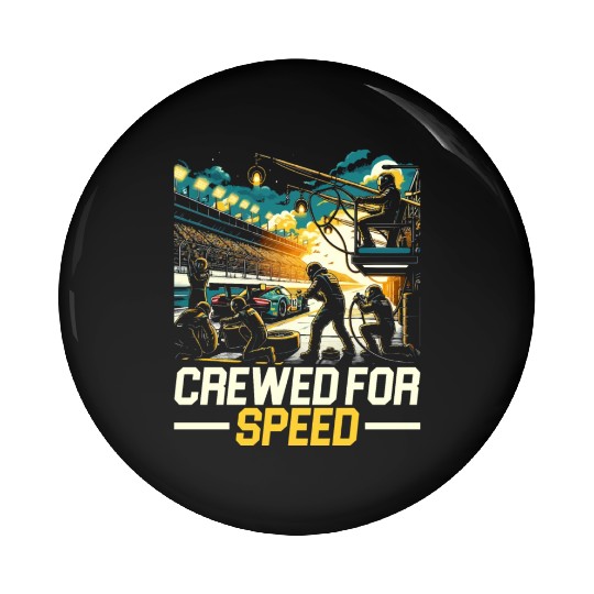 Pit Crew Race Car Racing Race Track Motorsport Pin Buttons