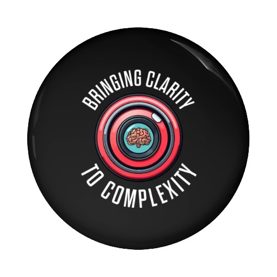 Psychologist Bringing Clarity To Complexity Pin Buttons