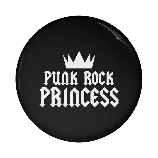 Punk Rock Crown Princess Pin Buttons