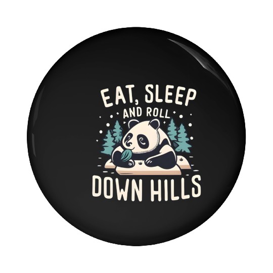 Cute panda Pin Buttons
