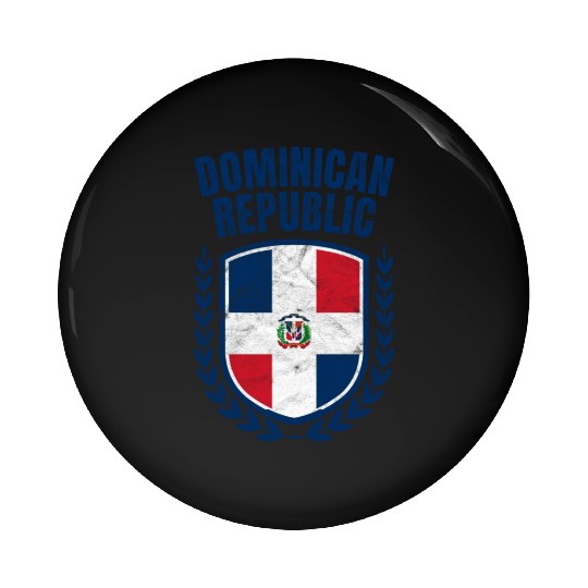 Dominican Republic Pin Buttons