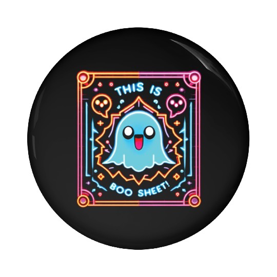 THIS IS BOO SHEET! Version 2, neon colors Pin Buttons
