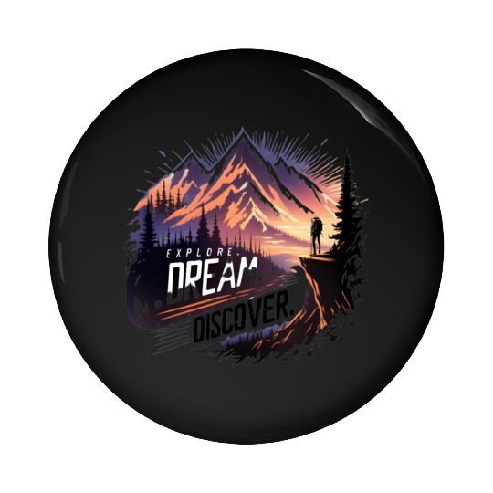 "Horizon Explorer: Embrace the Journey" Pin Buttons