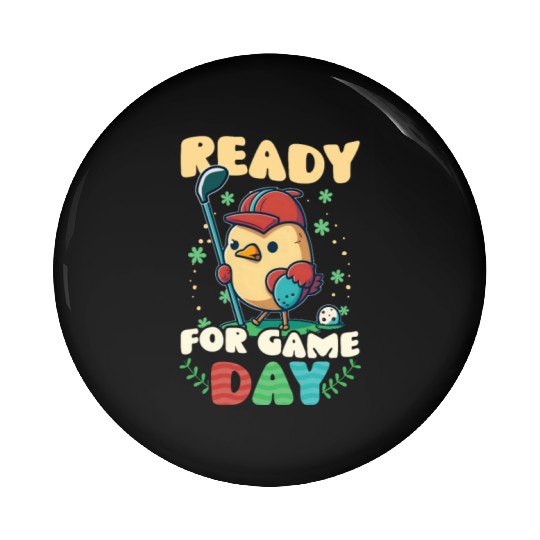 Golf Easter Ready Game Day Pin Buttons