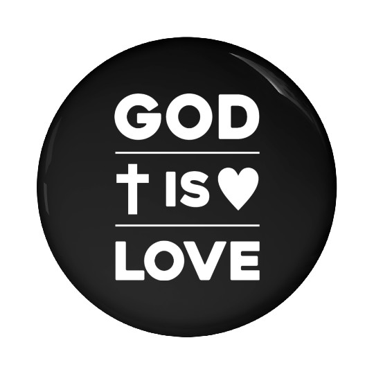 Divine Love: Embrace the Spirit with 'God is Love' Pin Buttons